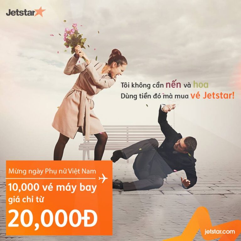 JETSTAR GIÁ VÉ CHỈ TỪ 20K