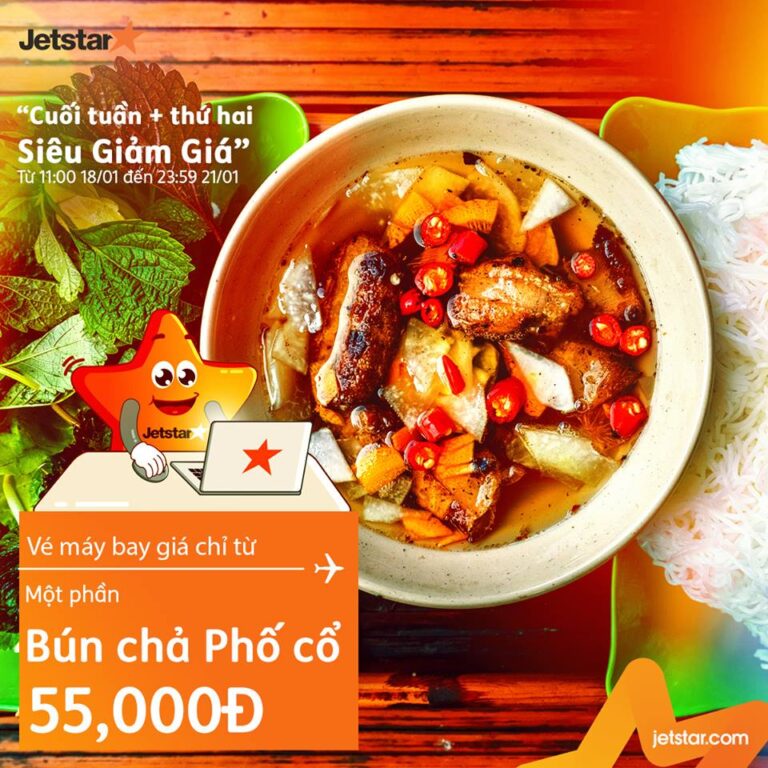 ✈ VÉ MÁY BAY SIÊU TIẾT KIỆM – GIÁ CHỈ BẰNG 1 PHẦN BÚN CHẢ PHỐ CỔ – CHỈ 55.000 ĐỒNG THÔI 😲😲😲