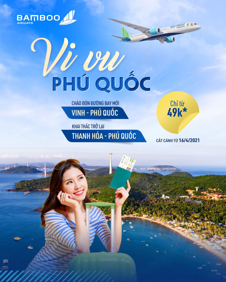 BAY THẲNG PHÚ QUỐC TỪ THANH HOÁ – VINH