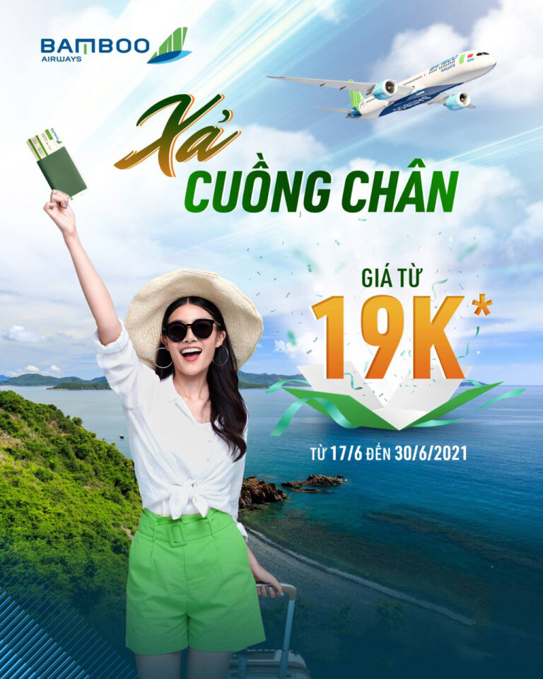 XẢ CUỒNG CHÂN – ĐỪNG CHẦN CHỪ SĂN VÉ 19K*