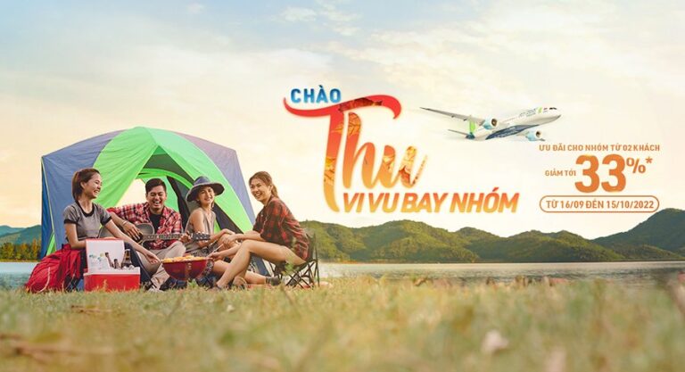 THÔNG BÁO TRIỂN KHAI CHƯƠNG TRÌNH CHÀO THU VI VU BAY NHÓM