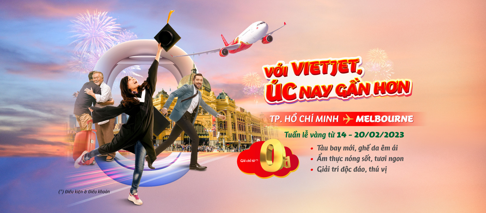 Với Vietjet, Úc nay gần hơn!