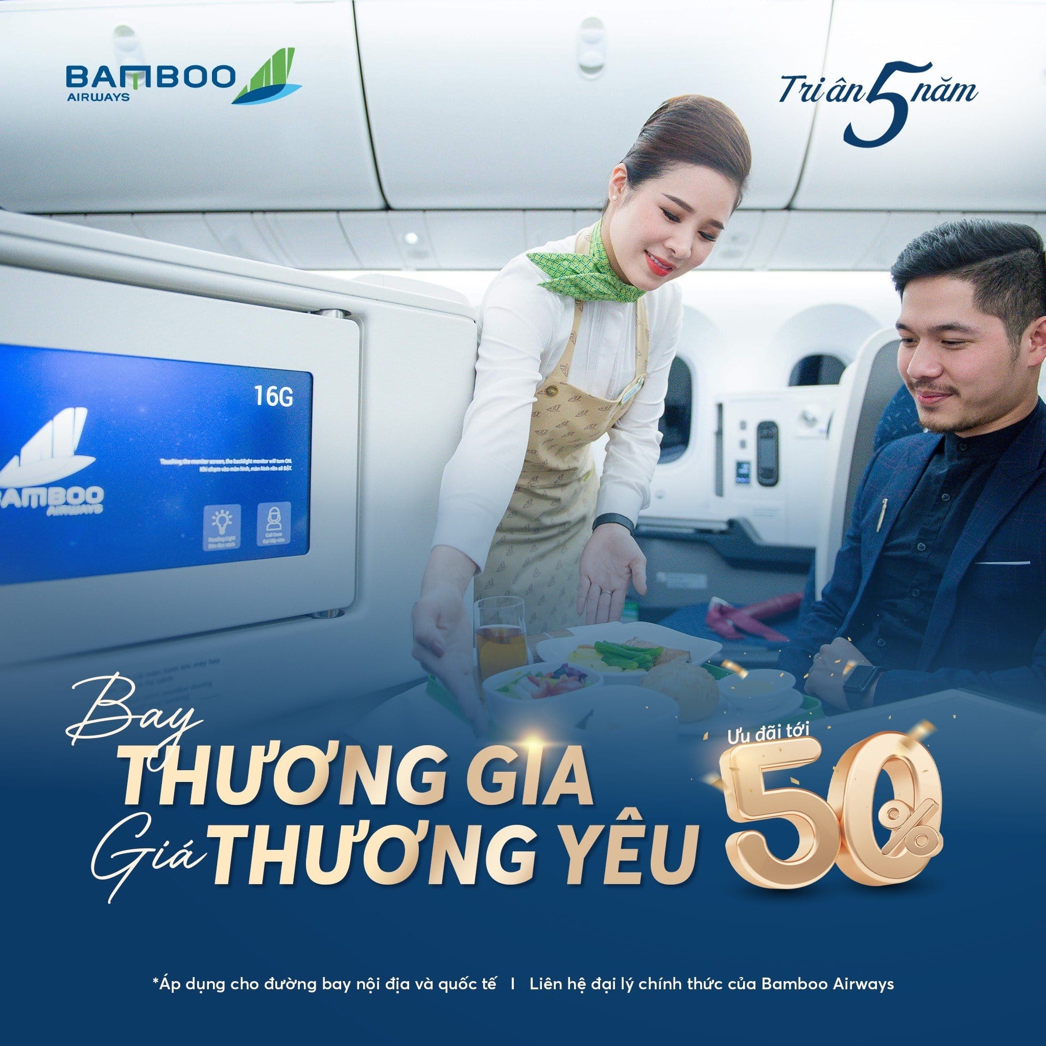 BAY THƯƠNG GIA GIÁ YÊU THƯƠNG CÙNG BAMBOO AIRWAYS ✈