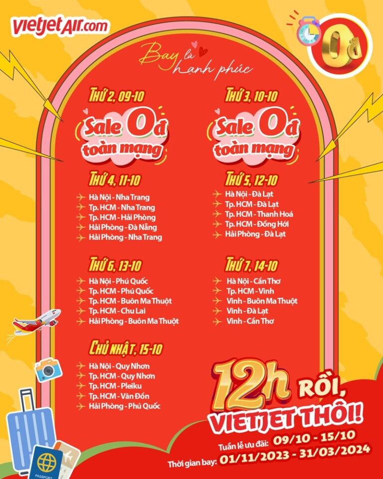 Khung giờ vàng 12h00 – 14h00 mỗi ngày: